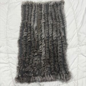 Real Rabbit Fur Scarf